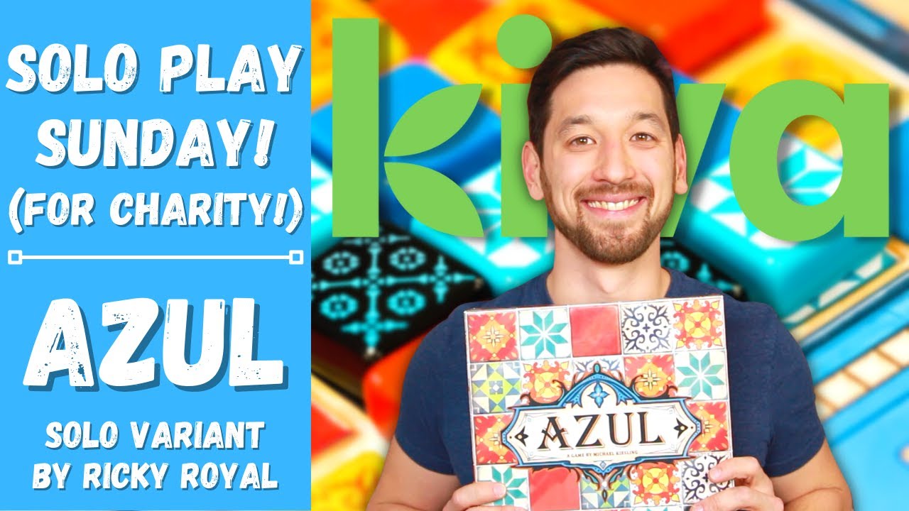 Solo Play Sunday: Azul Solo... Can You Beat 85 Points? (Solo Teach and Full Playthrough)