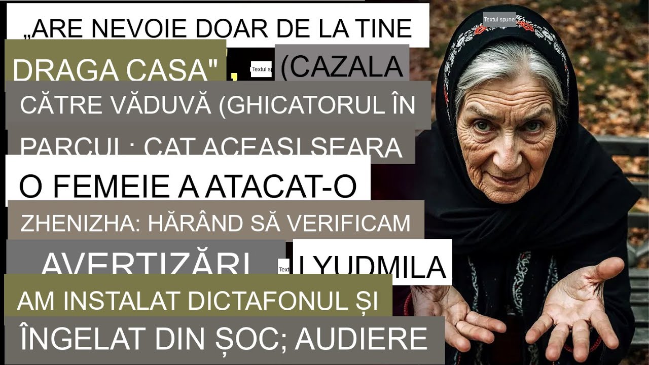 „EL ARE NEVOIE DOAR DE O CASĂ DE LA TINE!” AUZIND ÎN PARC CUVINTELE GHICITORULUI, LYUDMILA A...