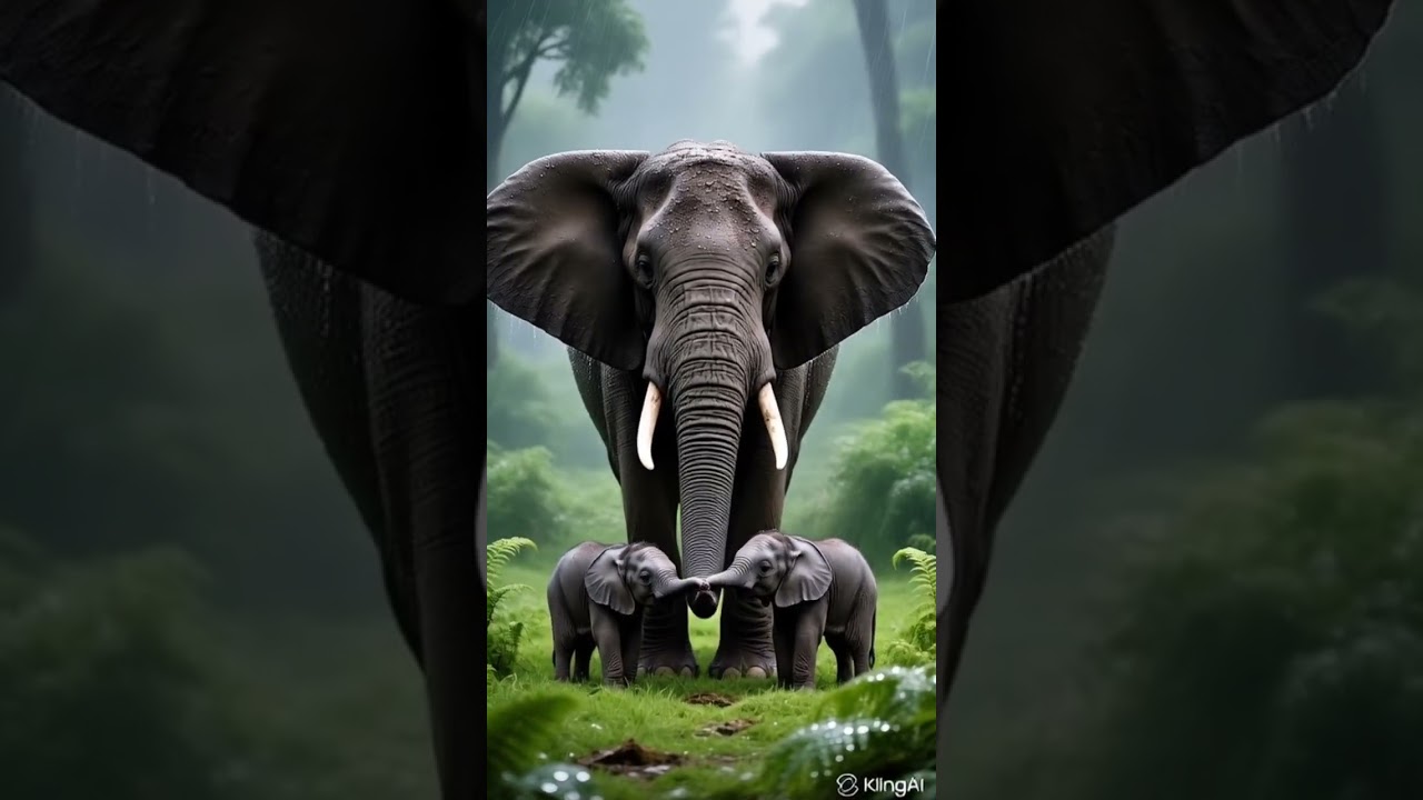 माँ हाथी का प्यार - Ma Elephant Ka Pyar 😍