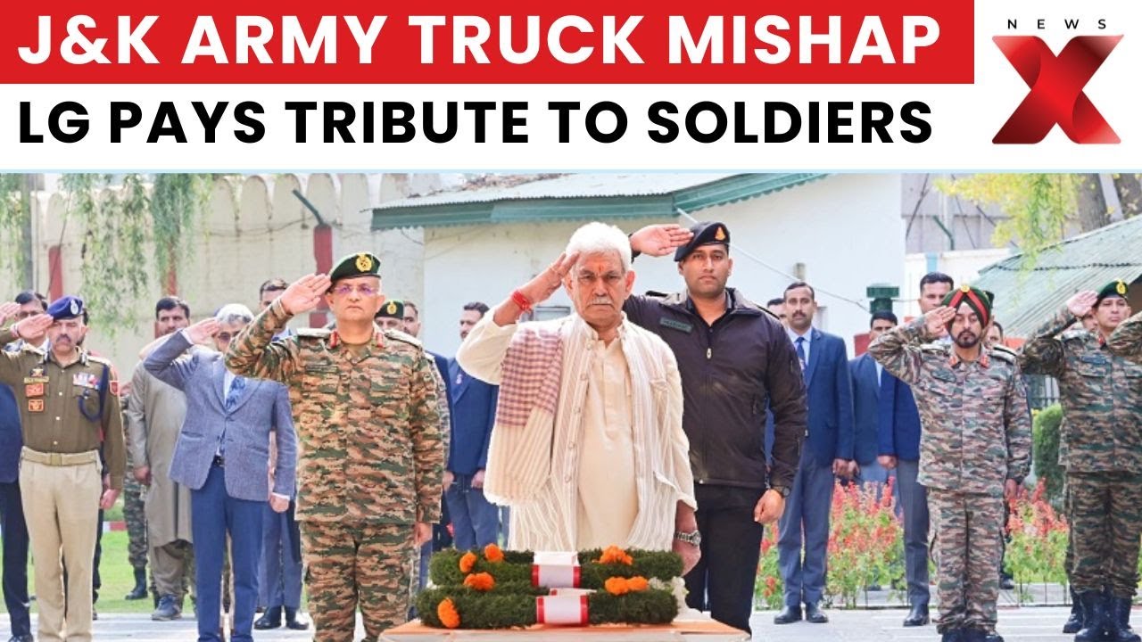 J&K LG Condoles Death Of 10 Soldiers In Doda Accident, Pays Tribute To Bravehearts | NewsX
