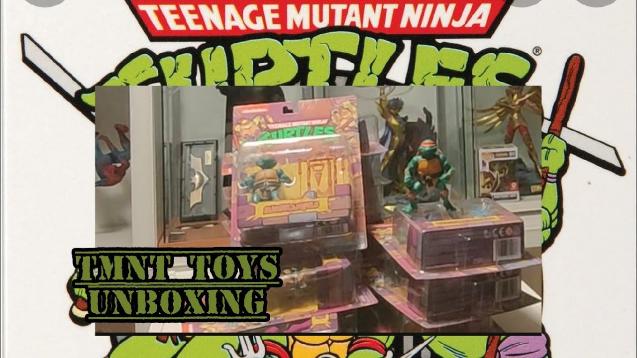 TMNT Tortues Ninjas Toys Unboxing