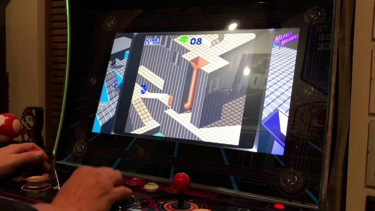 How Marble Madness Controls on the AtGames Legends Ultimate | CoinOpsX