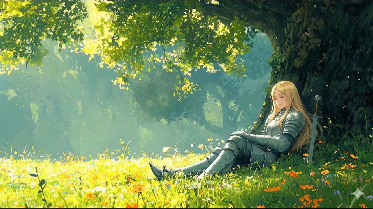 [1 Hour] Resting Knight |  Peaceful Fantasy Ambient for Relaxation, Study & Sleep