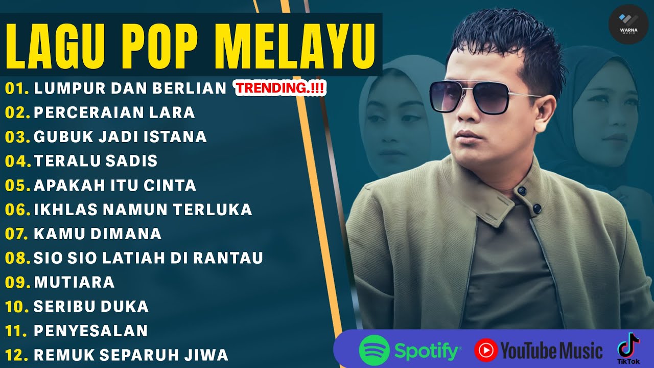 LUMPUR DAN BERLIAN - FULL ALBUM TERPOPULER (MIX) 2025 | PERCERAIAN LARA | LAGU MELAYU TERBARU 2025