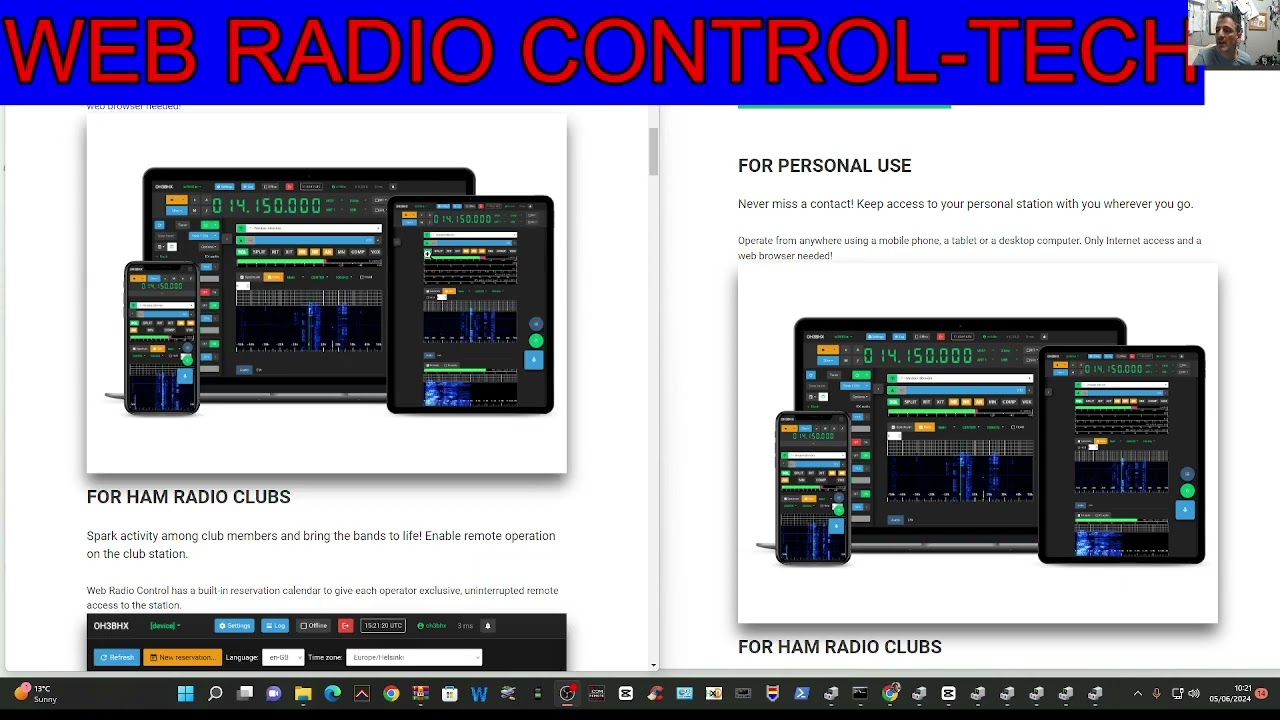 WEB RADIO CONTROL-TECH