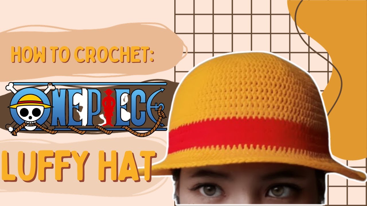 How to Crochet: ONE PIECE LUFFY HAT | I GOT HOOKED