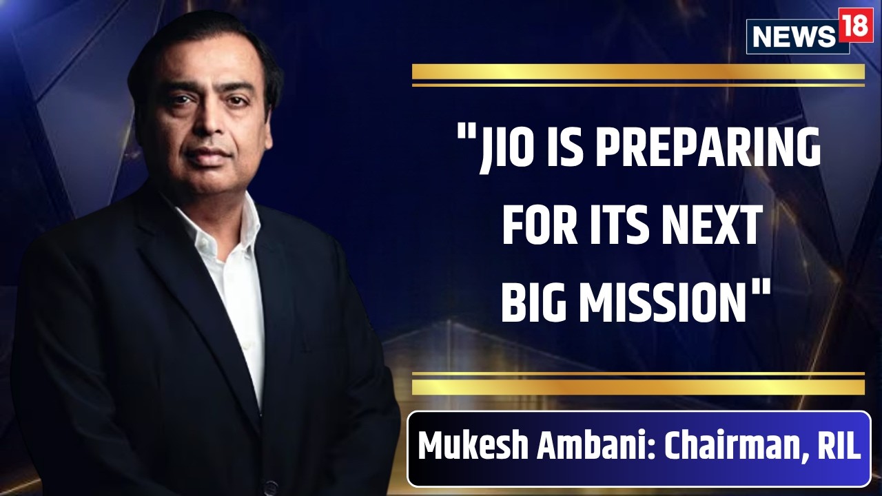 Грандиозный план Мукеша Амбани на годовом собрании акционеров RIL 2026: Jio Intelligence переходи...