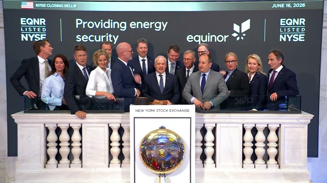 The NYSE welcomes Equinor to celebrate its 25th anniversary of listing! (NYSE: EQNR)