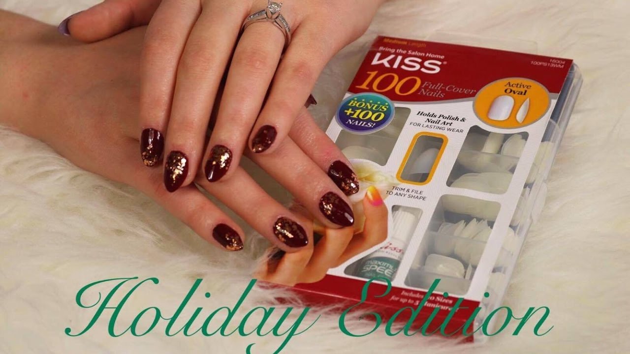 DIY Easy Fake Nails | Kiss Active Oval Full Cover Nails
