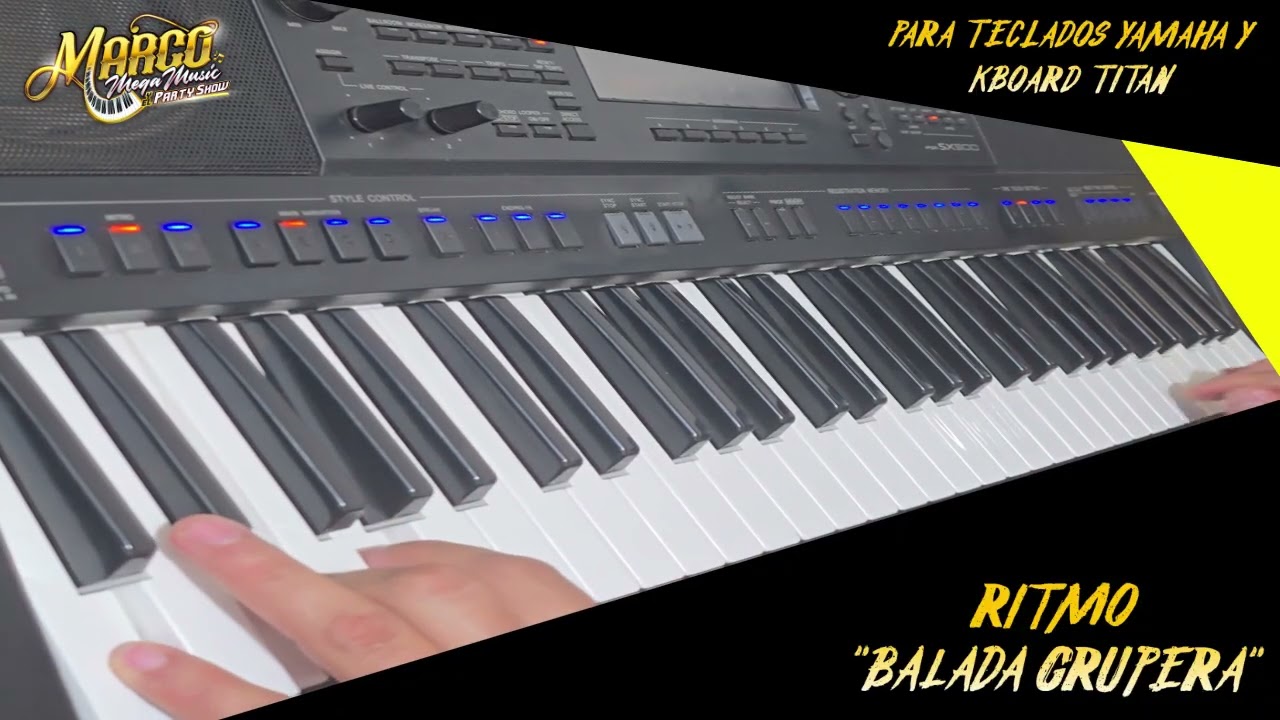 Balada Grupera Ritmos Yamaha