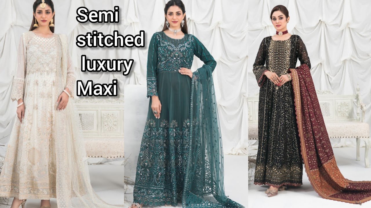 Tawakkal*Meharzad*Luxury semi stitched Maxi👗Heavy Hande made By GUL FABRICS