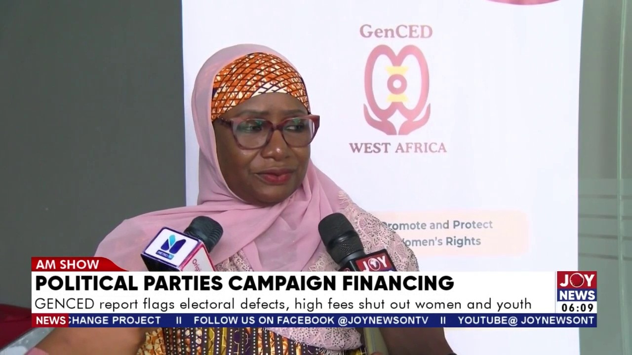GENCED Report Flags Electoral Defects, Says High Campaign Fees Exclude Women and Youth | AM News