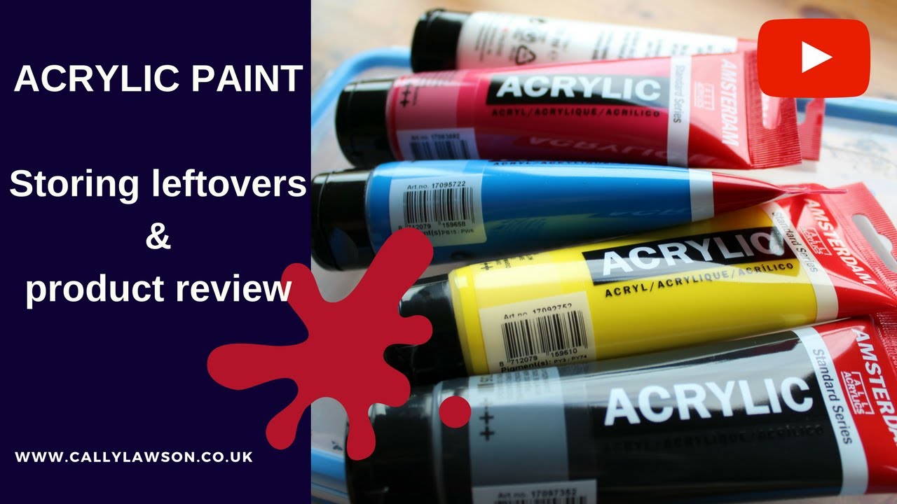 How to store acrylic paint - Royal Talens Acrylic paint product review