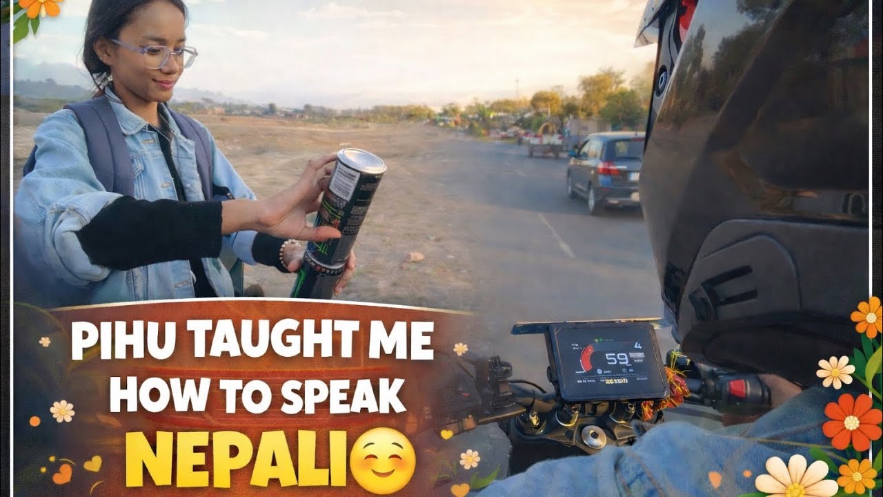 Aaj pihu ne mujhe Nepali language sikhaya 😊💗