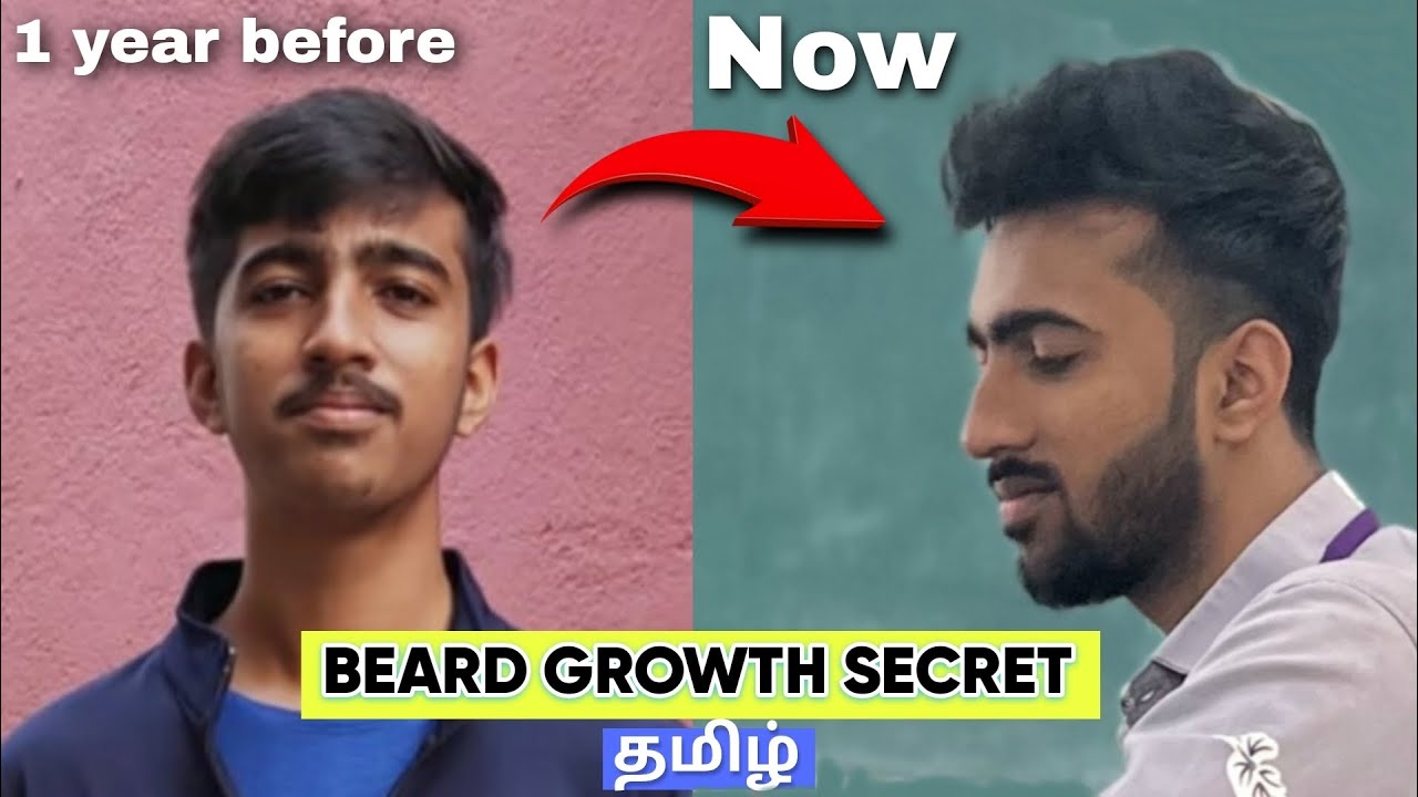 2 step to grow beard faster | தமிழ் | beard growth secret 🤫 myth & techniques