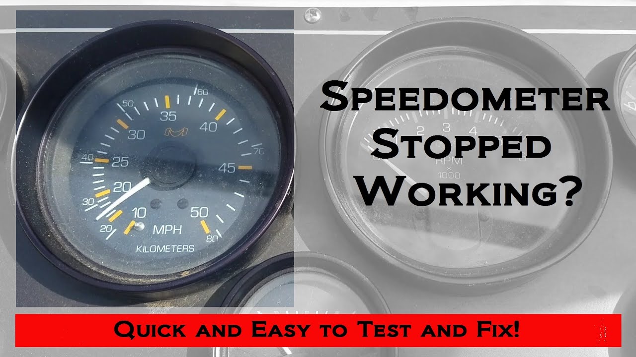 Fix a Faulty Boat Speedometer