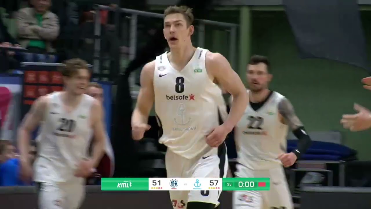 PAF poolfinaal VIIES VAATUS - Pärnu Sadam vs BC Kalev/Cramo 17.05.2022 kokkuvõte