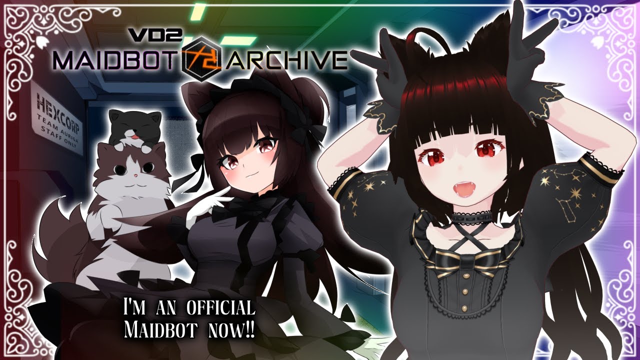YOU CAN PLAY AS ME IN A GAME NOW?? I'M SO FUN! 👾【Vindictive Drive 2: Maidbot Archive】