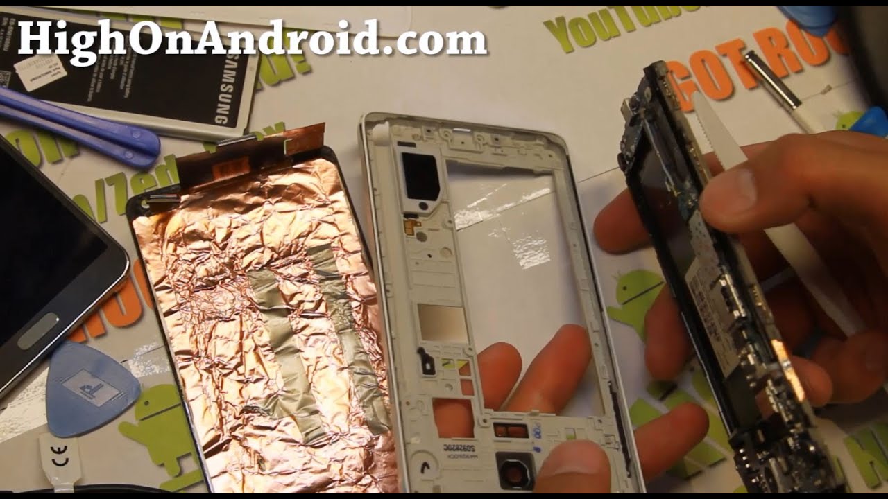 Как разобрать Galaxy Note 4 для ремонта!
