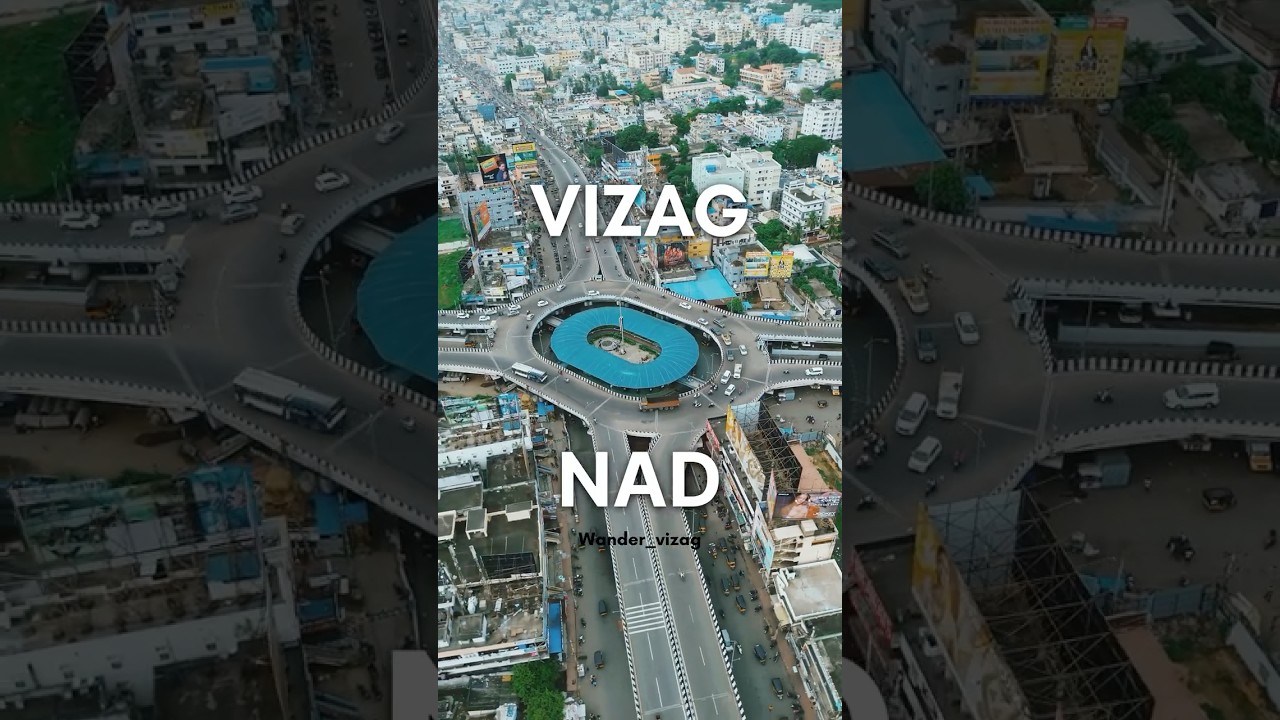 Vizag NAD Flyover update | Vizag City Transformation 🚧✨ #Shorts #vizag