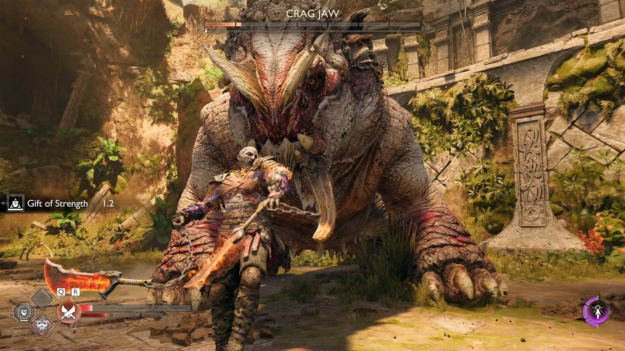Defeating CRAG JAW #godofwarragnarok