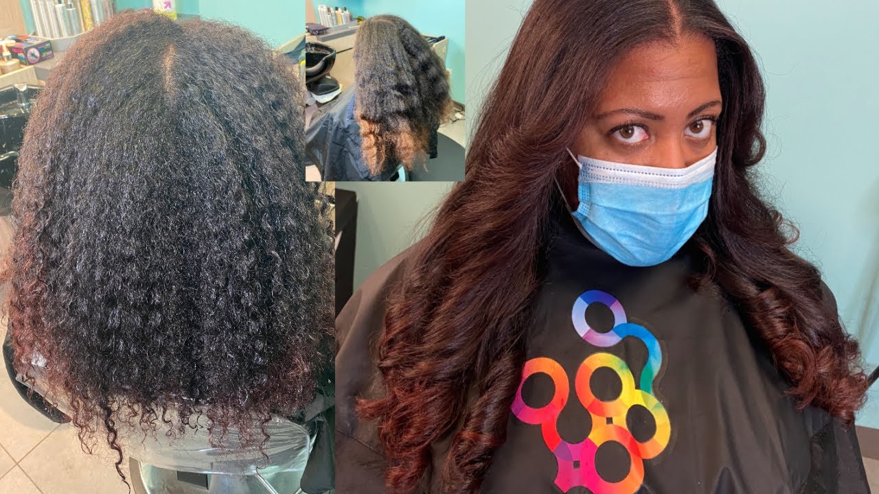 I HAVEN'T PRESSED MY HAIR IN OVER A YEAR| SILK PRESS