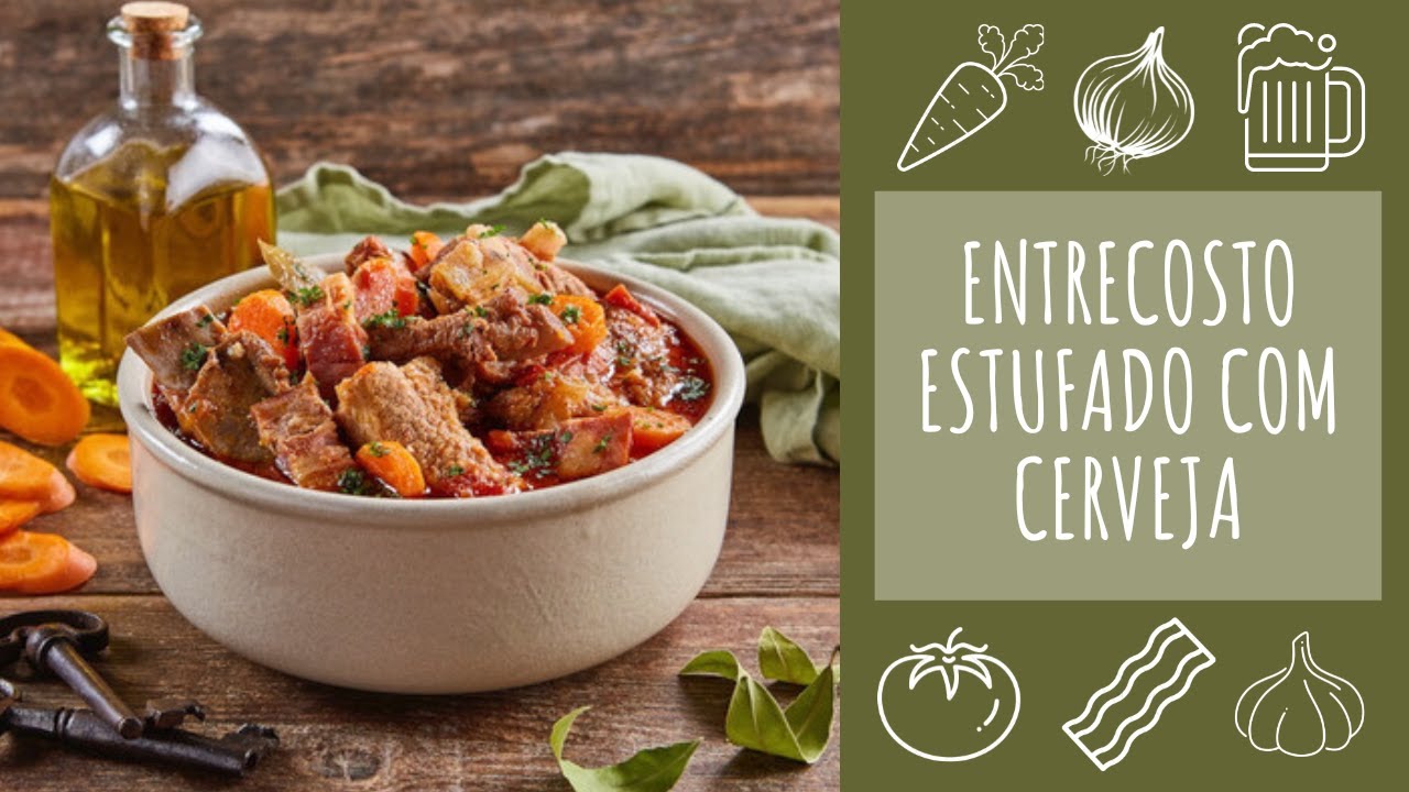 Entrecosto estufado com cerveja - TeleCulinária