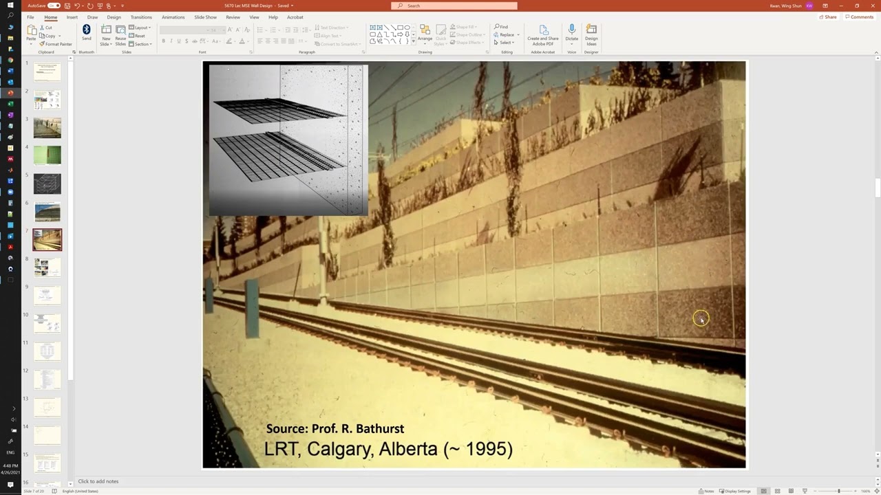 CE 5670 - MSE Wall Design