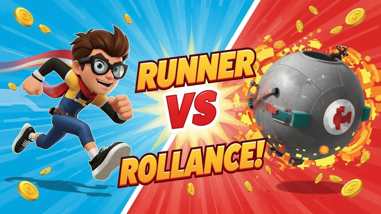 Rollance vs Runner Heroes – Who Wins the Crazy Run?| #RunnerHeroes#Rollance#GameyFunTV