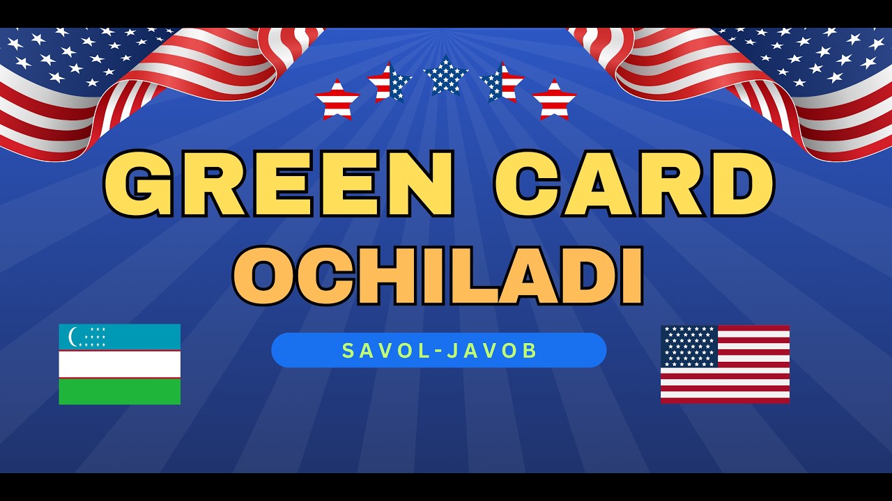 GREEN CARD 2025 haqida eng ko‘p beriladigan 10ta savolga javob | Qachon natija chiqadi?