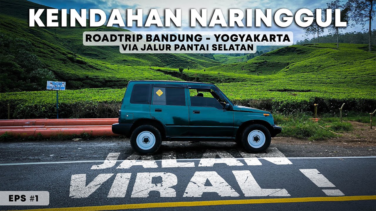ROADTRIP BANDUNG - JOGJA VIA JALUR PANTAI SELATAN PAKE MOTUBA | VIEW NARINGGUL GAK ADA OBAT !