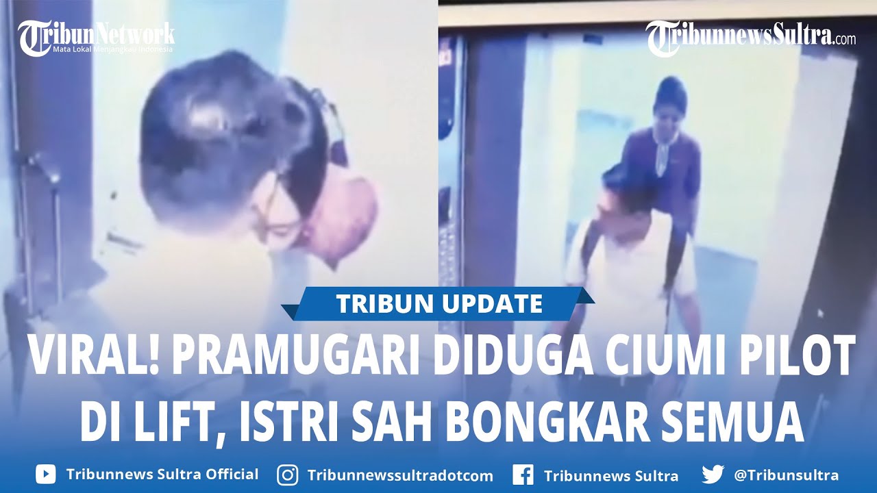 Viral Dugaan Perselingkuhan Pilot & Pramugari, di Lift Saling Cium, 'Pernikahan 17 Tahun Hancur'