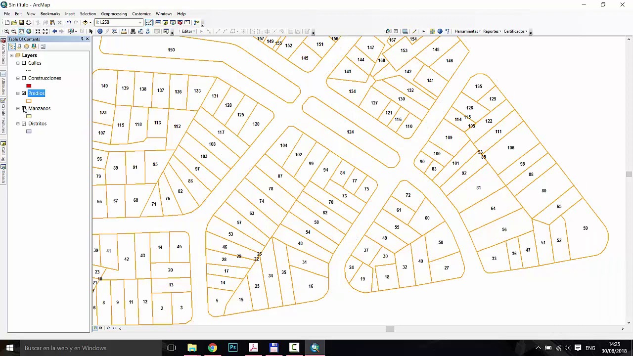 14 Configuracion del Mapa CATASTRAL / ArcGIS, ArcObjects