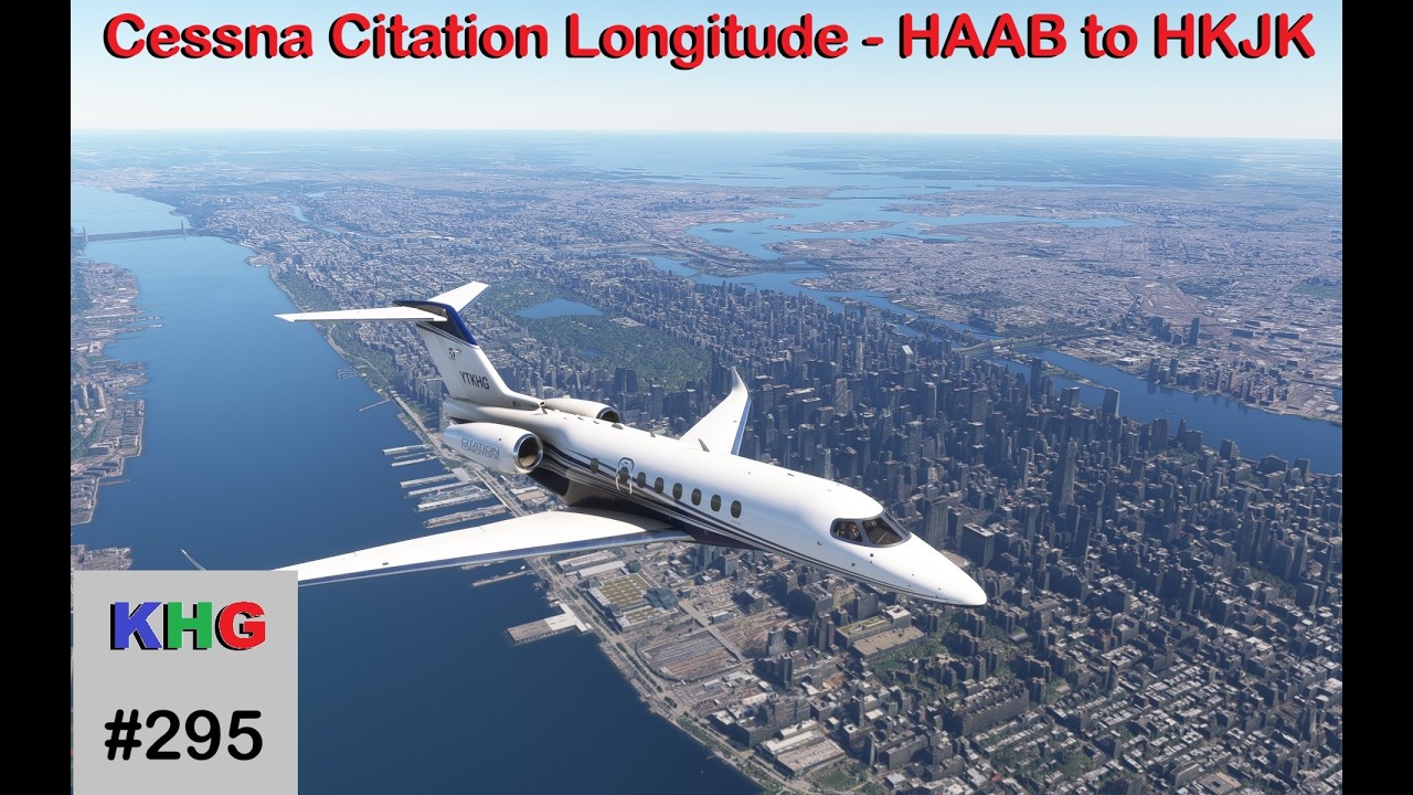 MSFS 2020, KHG Ep 295 - Cessna Citation Longitude - Addis Ababa to Nairobi