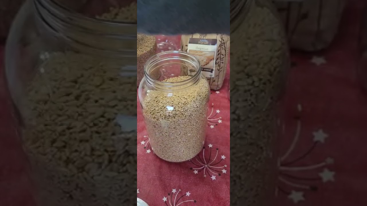 The Sound of Wheat Berries #asmr
