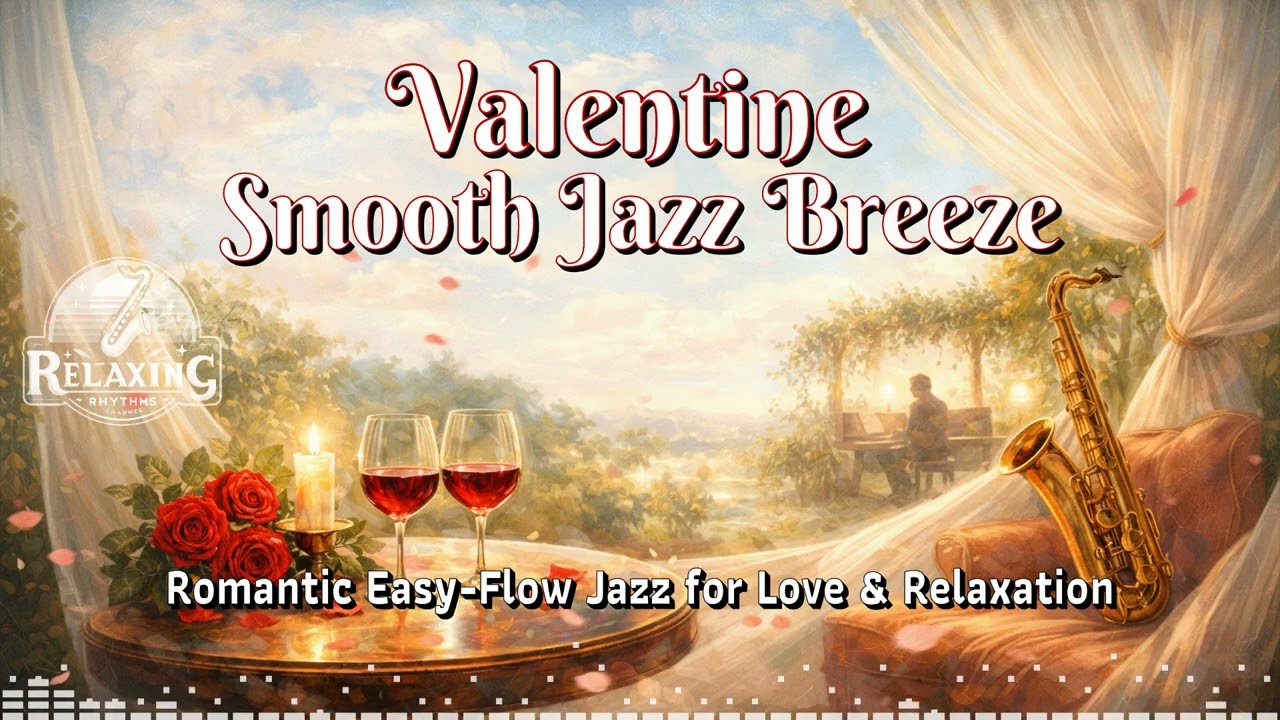 Valentine Smooth Jazz Breeze 🌹 Romantic Easy-Flow Jazz for Love & Relaxation