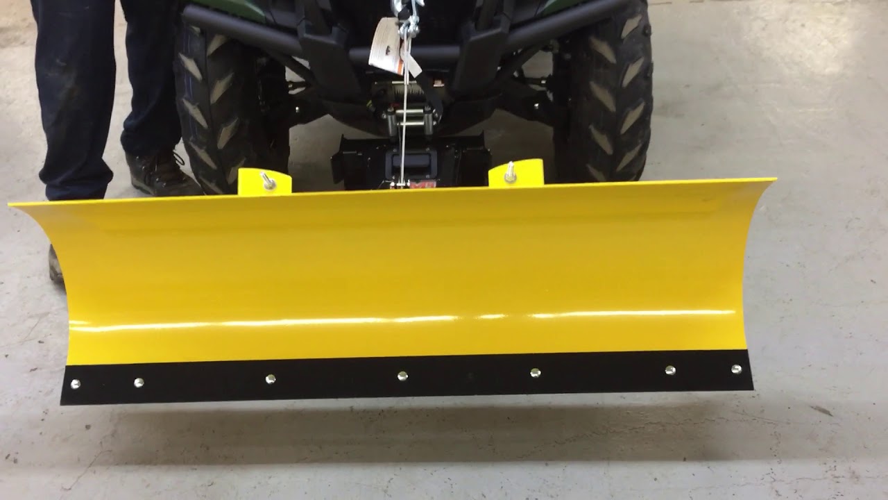 Moose Plow on a 2018 Yamaha Kodiak