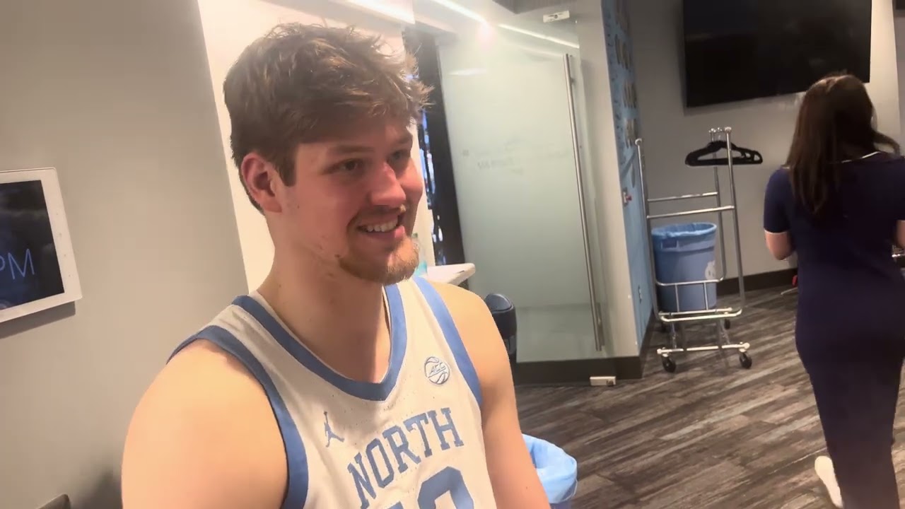 Henri Veesaar Post-Clemson Interview | UNC Basketball