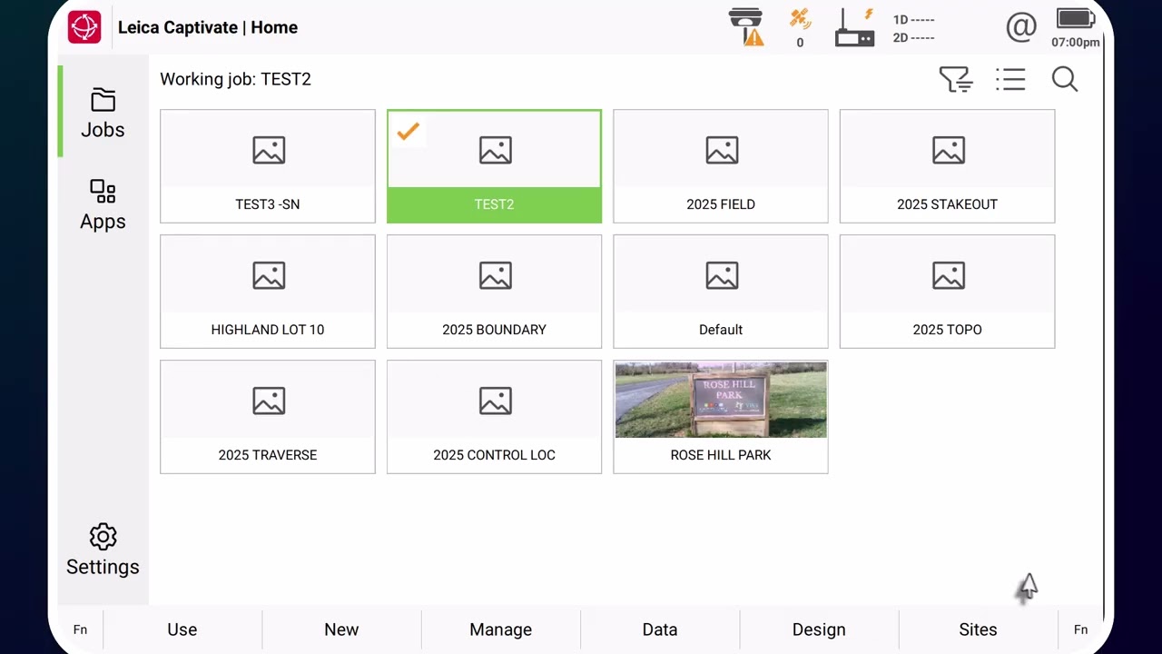 Leica Captivate 10 Main Screen Updates