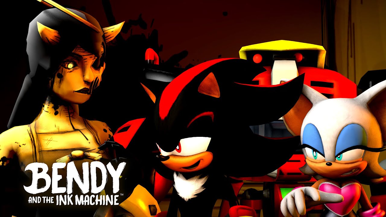 Therapy Time Shadow!!! Team Dark Plays Bendy and the Ink Machine Part 3!
