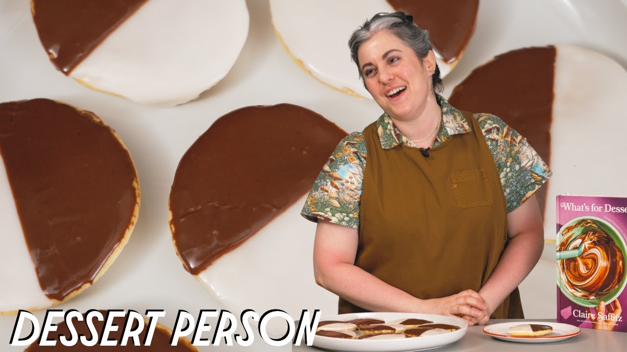 Лучший рецепт домашнего чёрно-белого печенья от Клэр Саффиц | Dessert Person