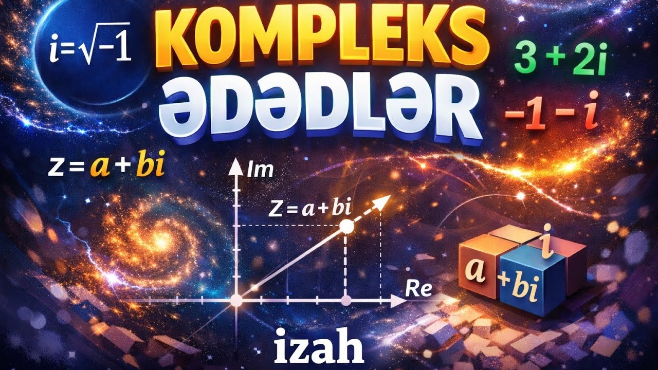 KOMPLEKS ƏDƏDLƏR || Sadə izah || 2026 #riyaziyyat #dərsizahları #maths 