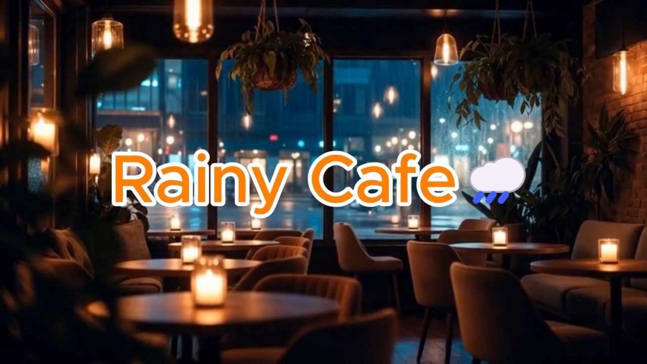 Late Night Café Lofi 🌙 | Cozy Rain Music for Study, Work & Relax | 1 Hour