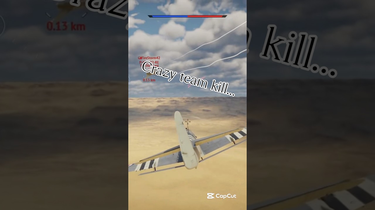 Crazy team kill in War Thunder #warthunder #britishaircraft #gaming #teamkiller #warthundermemes