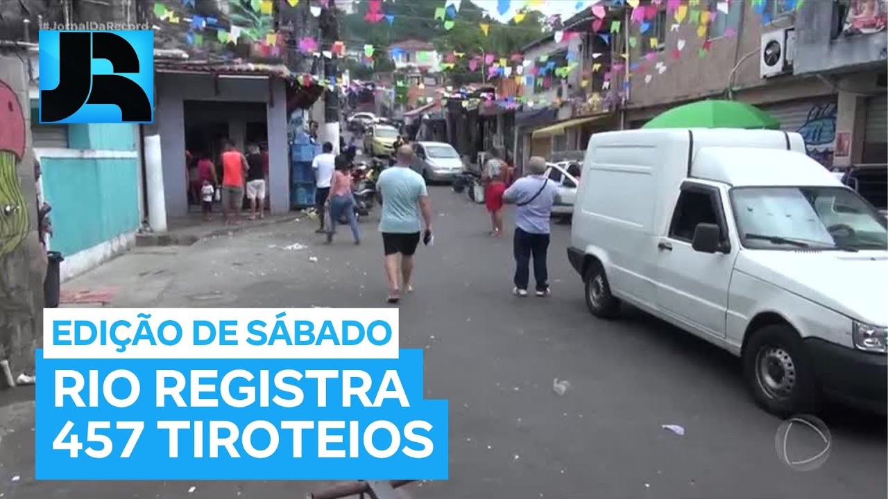 Jovem de 24 anos morre baleado durante festa junina no Rio de Janeiro