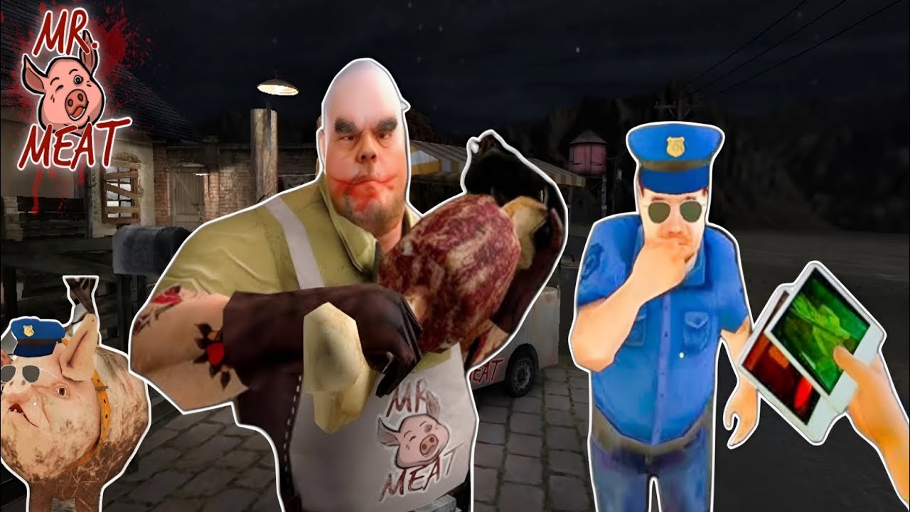 POLICE ARRESTED THE MR MEAT | MR MEAT HORROR GAMEPLAY 