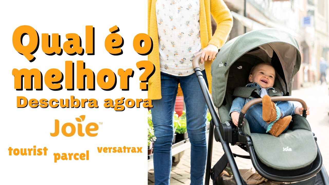 Joie Tourist vs. Parcel vs. Versatrax - Qual é o melhor carrinho de bebê?
