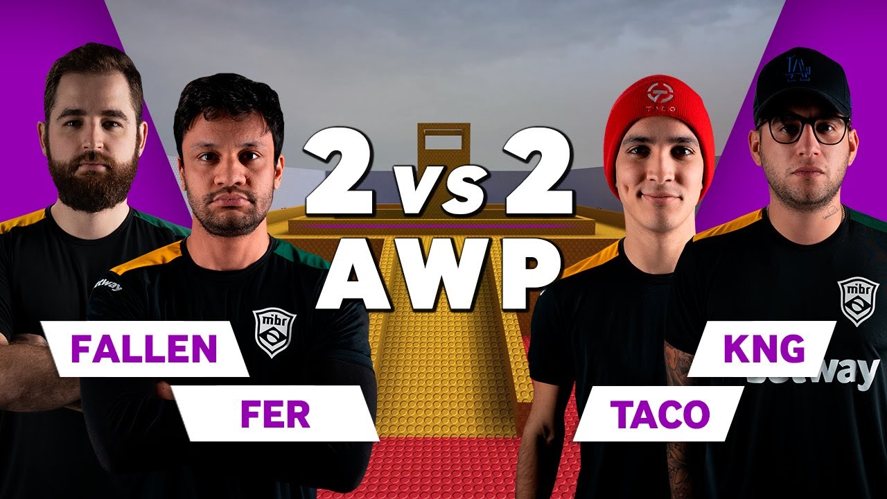 MIBR 2v2 AWP | with FalleN, fer, TACO and kNg