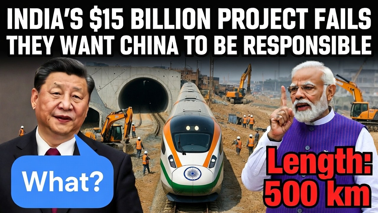 India Blames China for $15 Billion High-Speed Rail Collapse – What Really Happened?