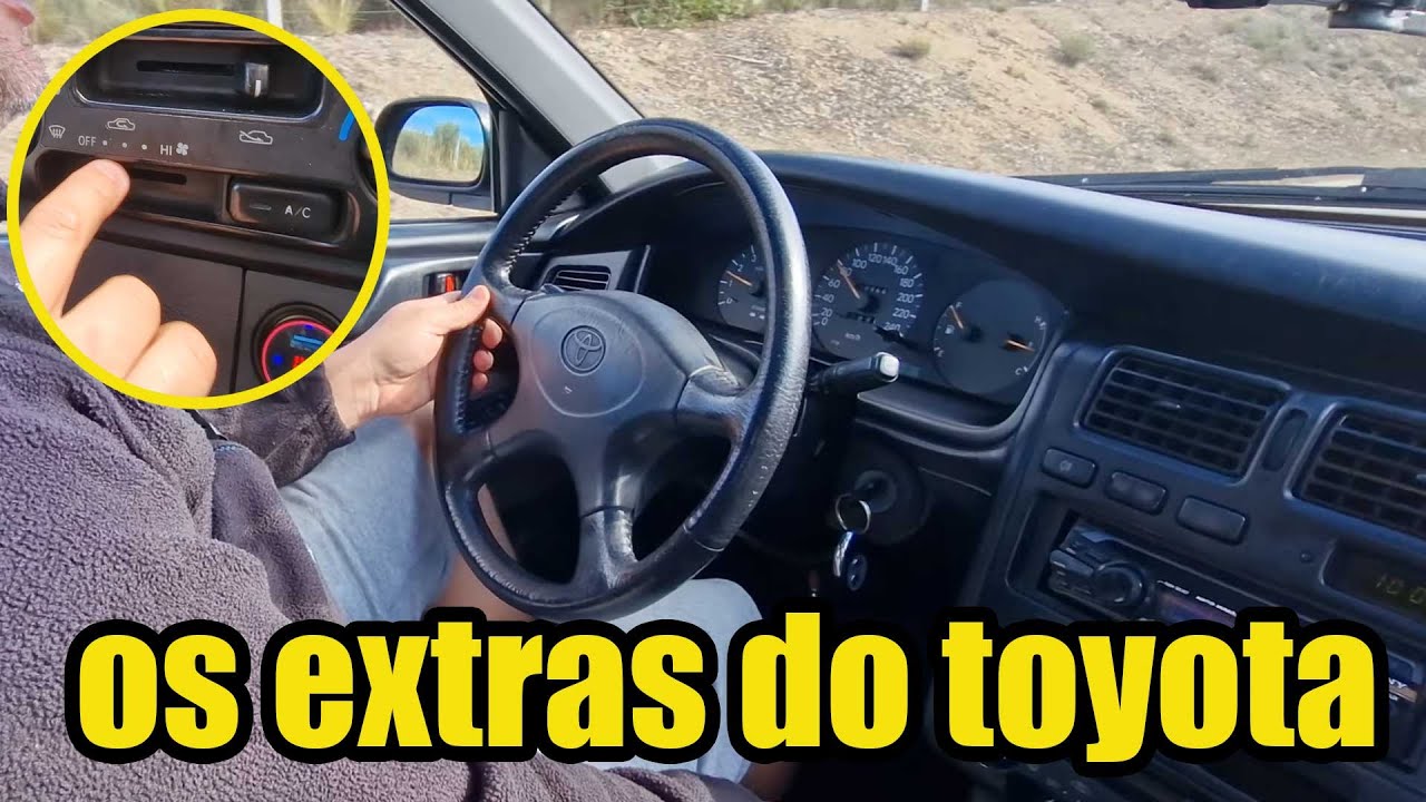 EXTRAS que vinham de serie no Toyota Carina E em 1994 | O TOYOTA EP11